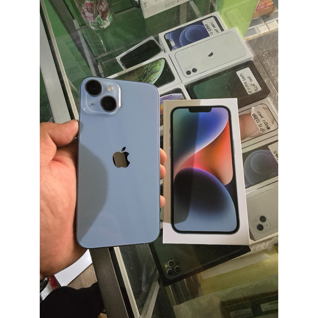 IP 14 Plus 128GB SECOND INTER WIFI ONLY FULLSET NO MINUS