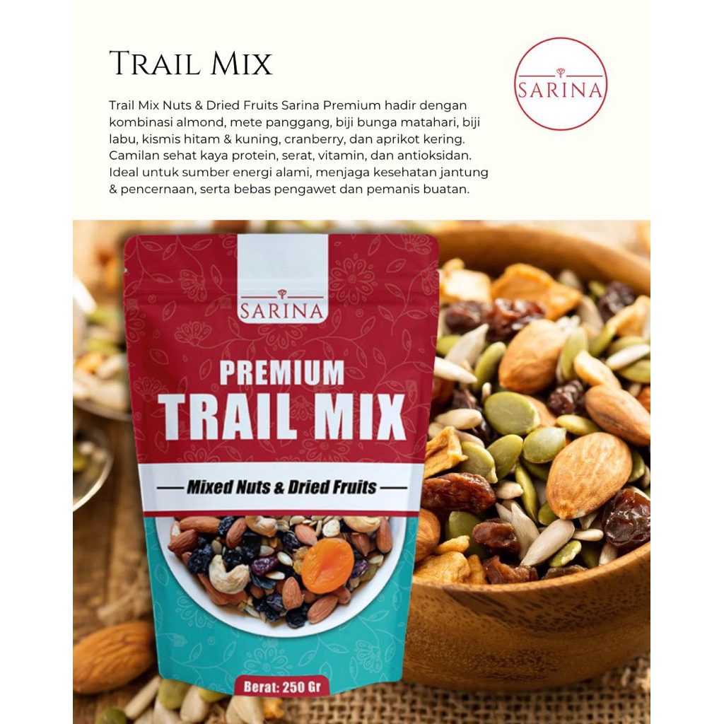 

bGF Trail Mix Sarina / Mixed Nuts & Dried Fruit Premium