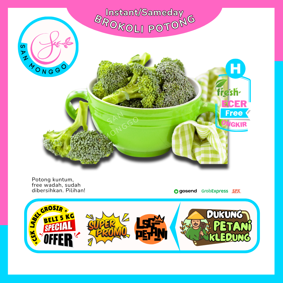 

Sanmonggoo >> Brokoli Potong -- Hasil Bumi Sindoro Sumbing Ecer (H)