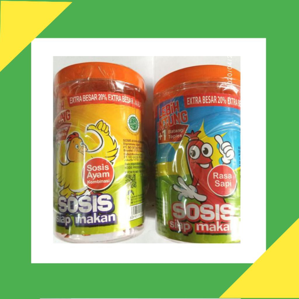 

Sonice sosis instant | toples isi 24 pcs - Ayam