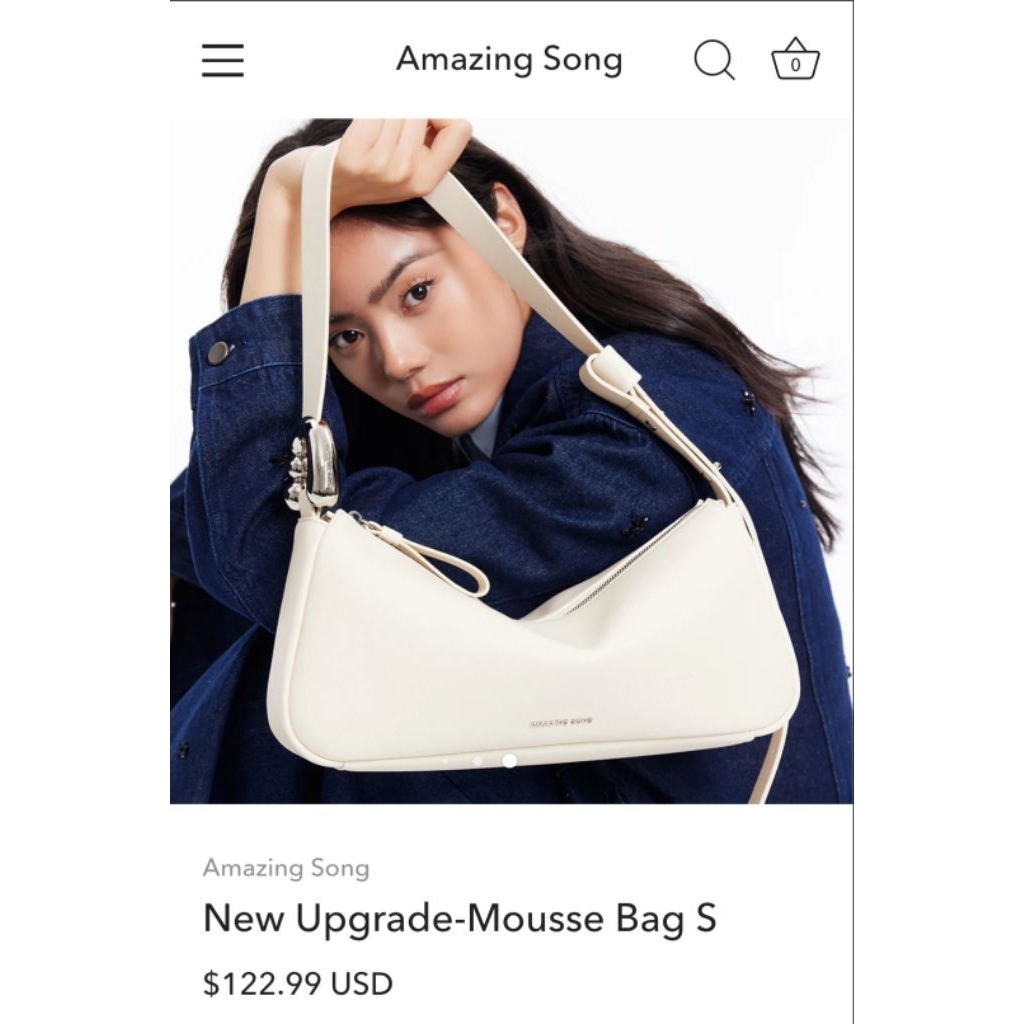 tas cewek shoulder bag tas bahu perempuan tas kerja amazing song brand korea genuine leather kulit a