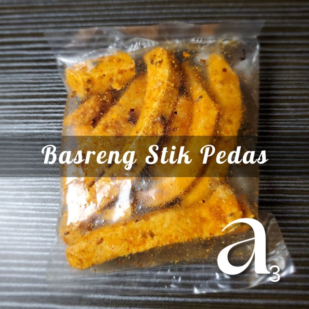 

[WA3] Basreng Stik Pedas, Cemilan Snack Serba 3000 Waroenk A3