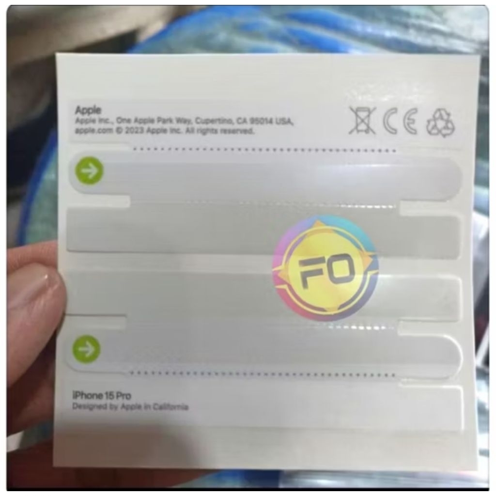 

STIKER SEGEL IPHONE 15 PRO - SIAP KIRIM