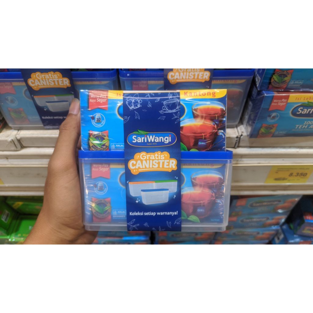 

PAKET HEMAT TEH SARIWANGI DAPAT 2BOX TEH + WADAH