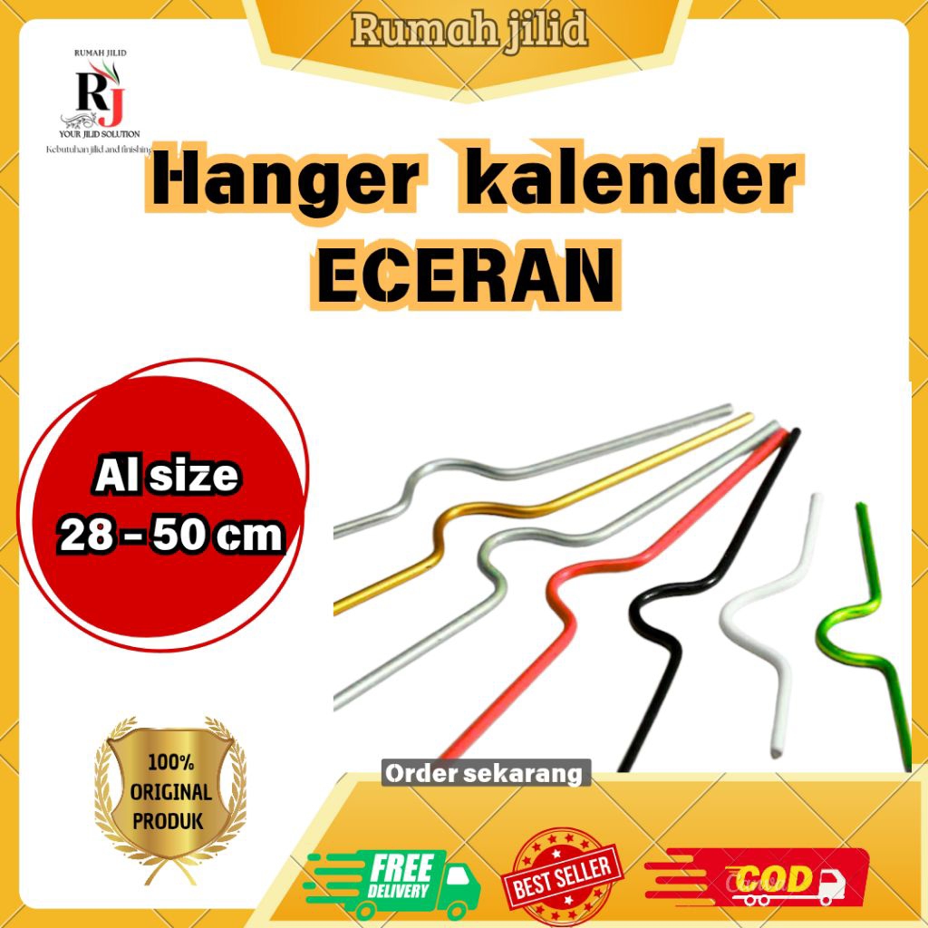 

hanger kalender eceran al size murah meriah
