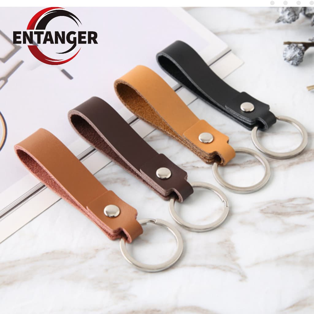 ENTANGER Kulit Custom / Gantungan Kunci Kulit Custom