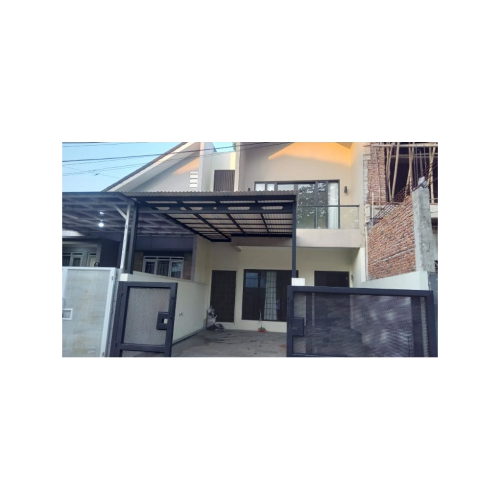 kanopi baja ringan atap spandek pasir