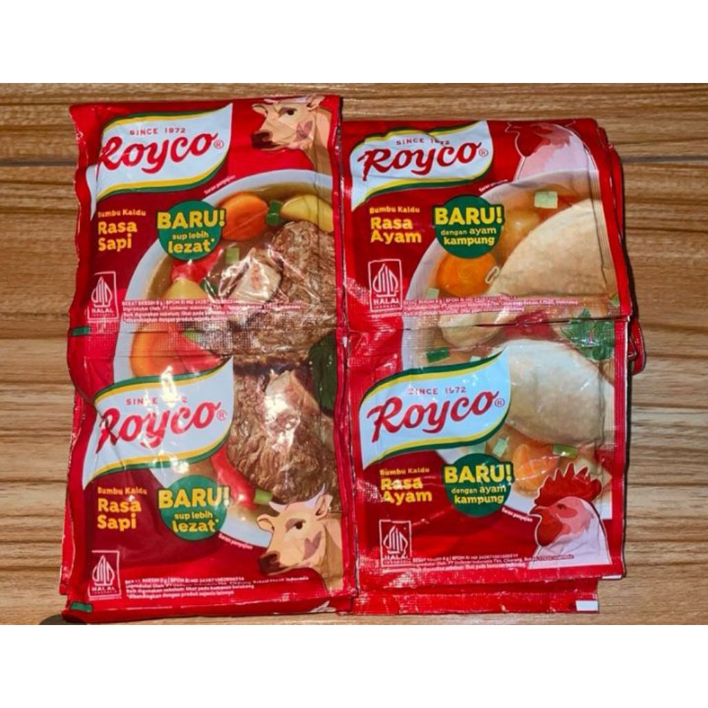 

12pcs ROYCO AYAM&SAPI murah bumbu kaldu/penyedap rasa