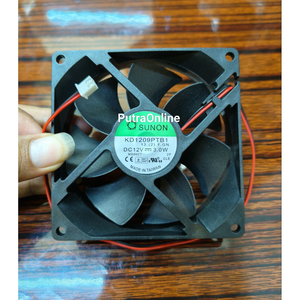 Fan SUNON 9CM DC 12V Made in Taiwan  / Kipas Sunon 9 cm dc 12v