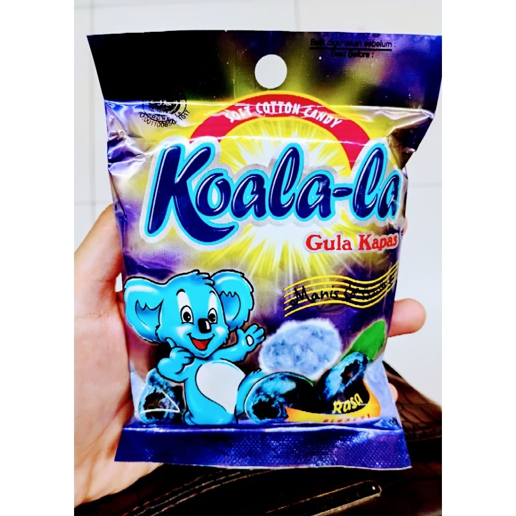 

Koala-La Perman Gula Kapas Rasa Bluberi/Stoberi/Lemon/Jeruk/Apel 10Gr