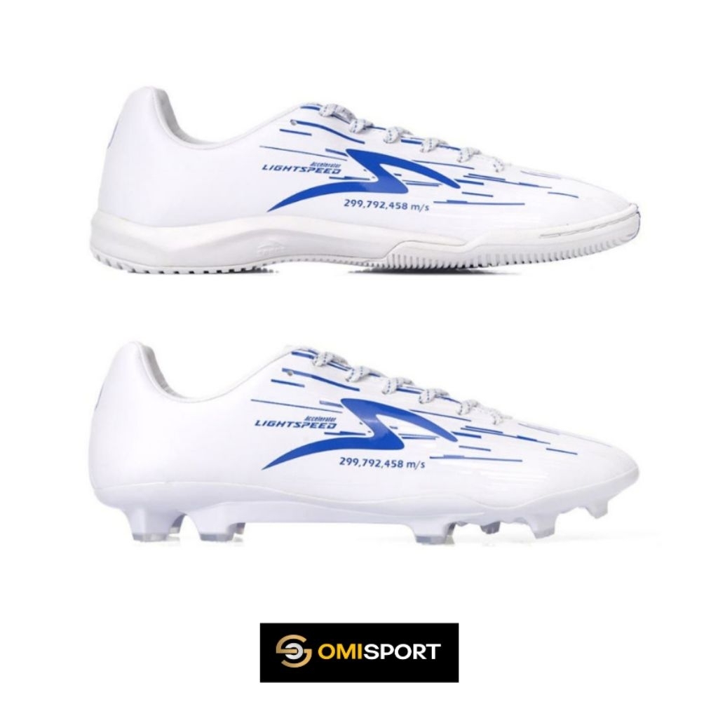 Sepatu Futsal Specs Lightspeed Reborn - Dazzling/BLUE WHITE