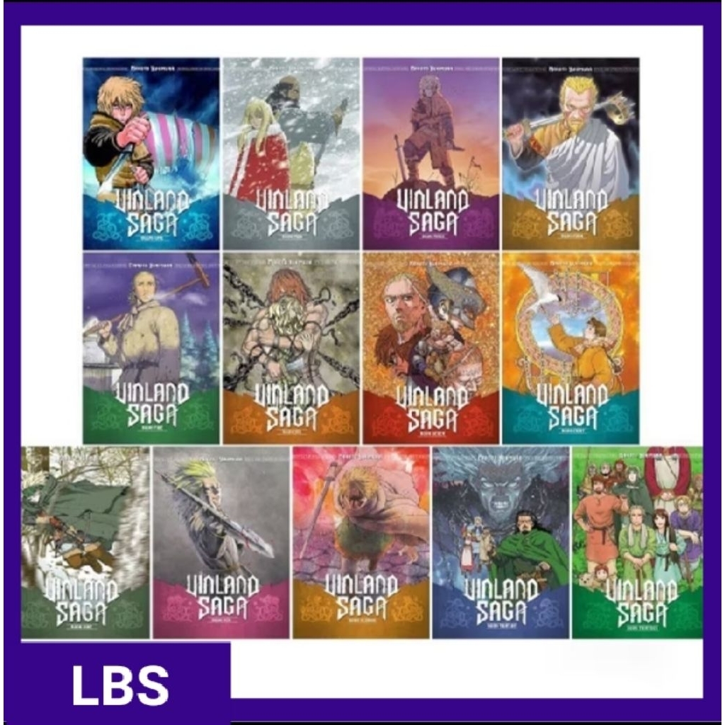 vinland saga manga vol 1-13 ( English)