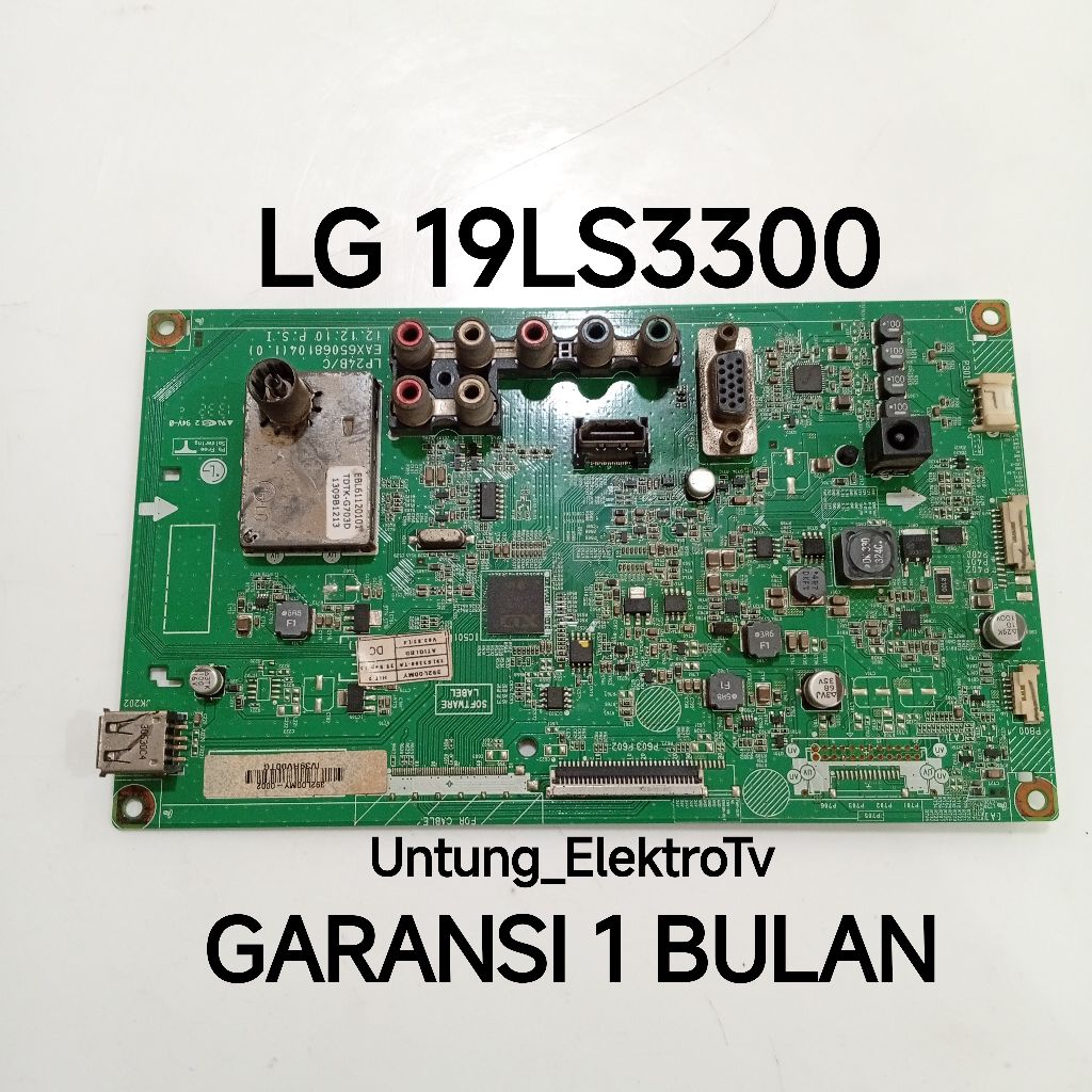 MB TV LG 19LS3300 MAINBOARD-MOTHERBOARD-MOBO-MODUL MESIN TV LED LG 19LS3300