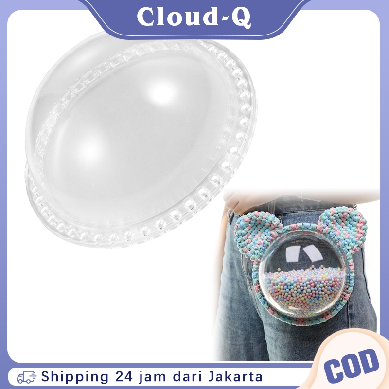 Bola Tas Kit Rajut Penutup Rajut Setengah Akrilik Penutup Belahan Bumi