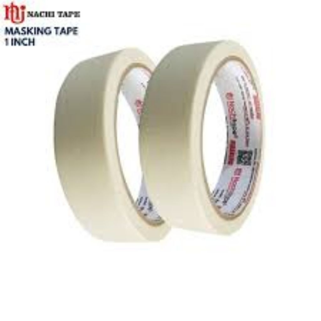 

LAKBAN MASKING TAPE NACHI 1 INCH LAKBAN KERTAS