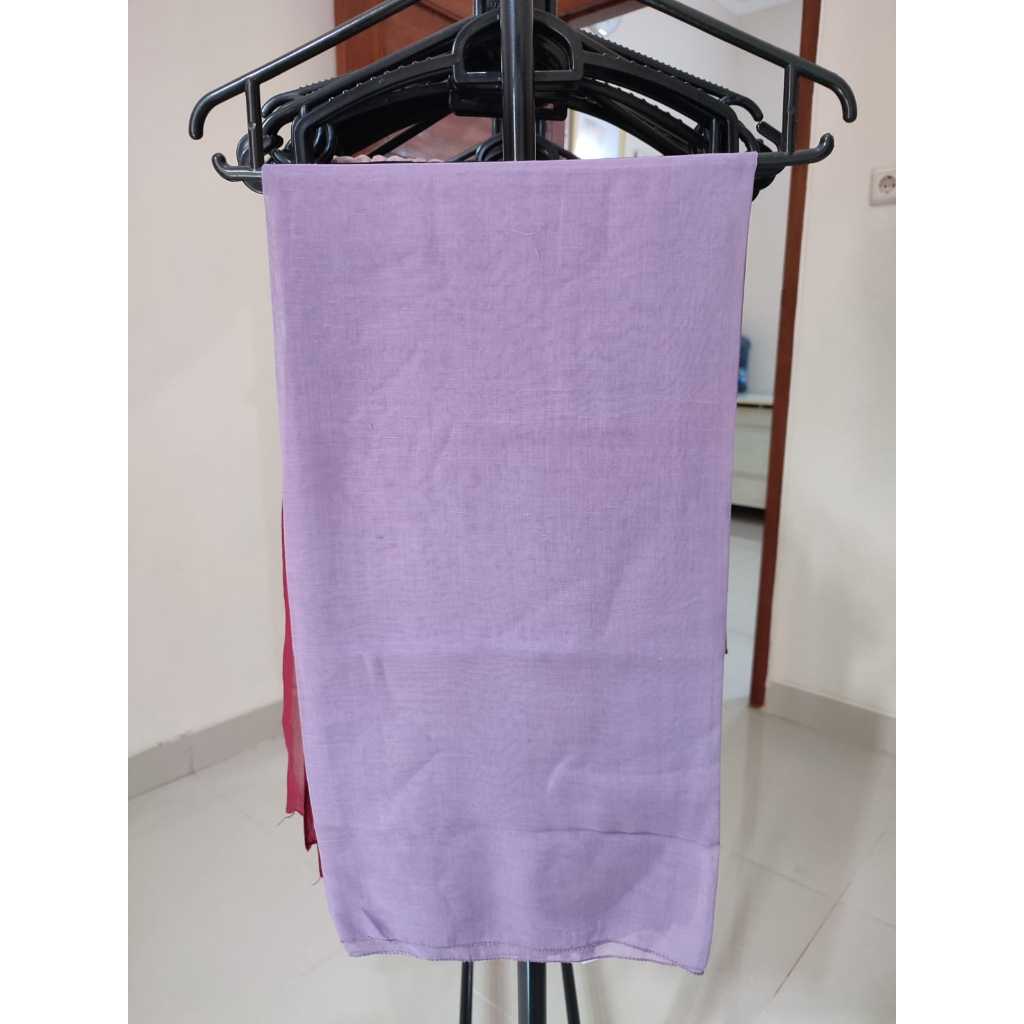 PL JILBAB PARIS SEGI EMPAT LILAC/UNGU MUDA SOFT