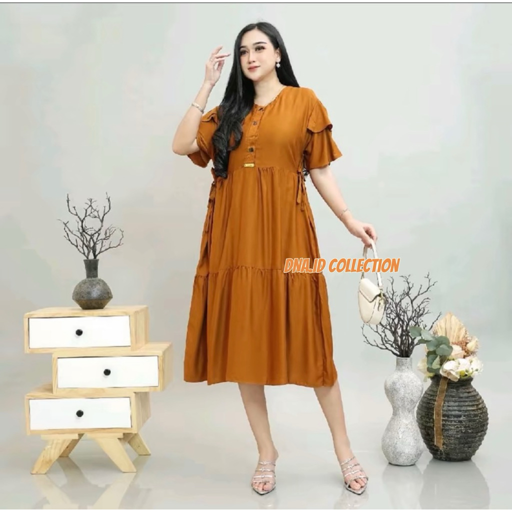 Daster Namira Rayon Twill Polos Jumbo Busui / Daster Rayon Viral Kekinian / Daster Namira Jumbo / Na