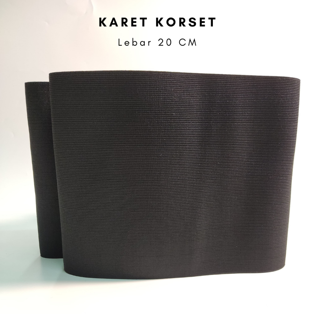 Karet Korset/Stagen 20 cm. Per Meter
