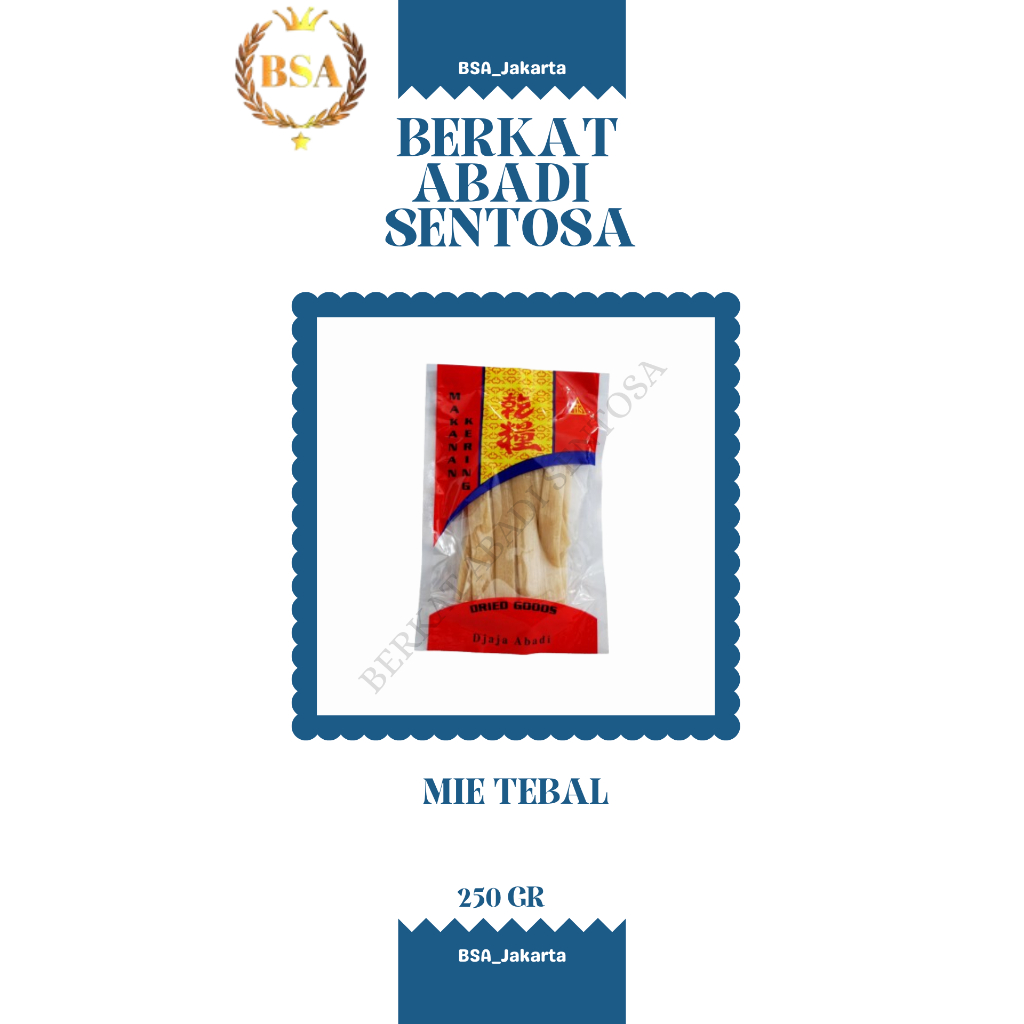 

TTS MIE TEBAL ( 250 GR )