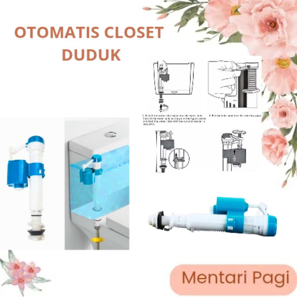 Otomatis Kloset duduk /pelampung kloset duduk