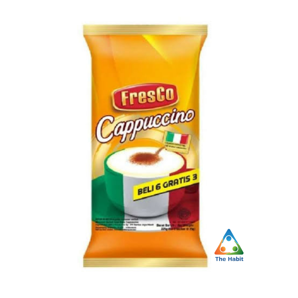 

(The Habit) Fresco Cappucino Bag isi 9 sachet 225gr