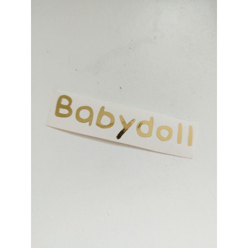 

stiker nama isi 10 piece