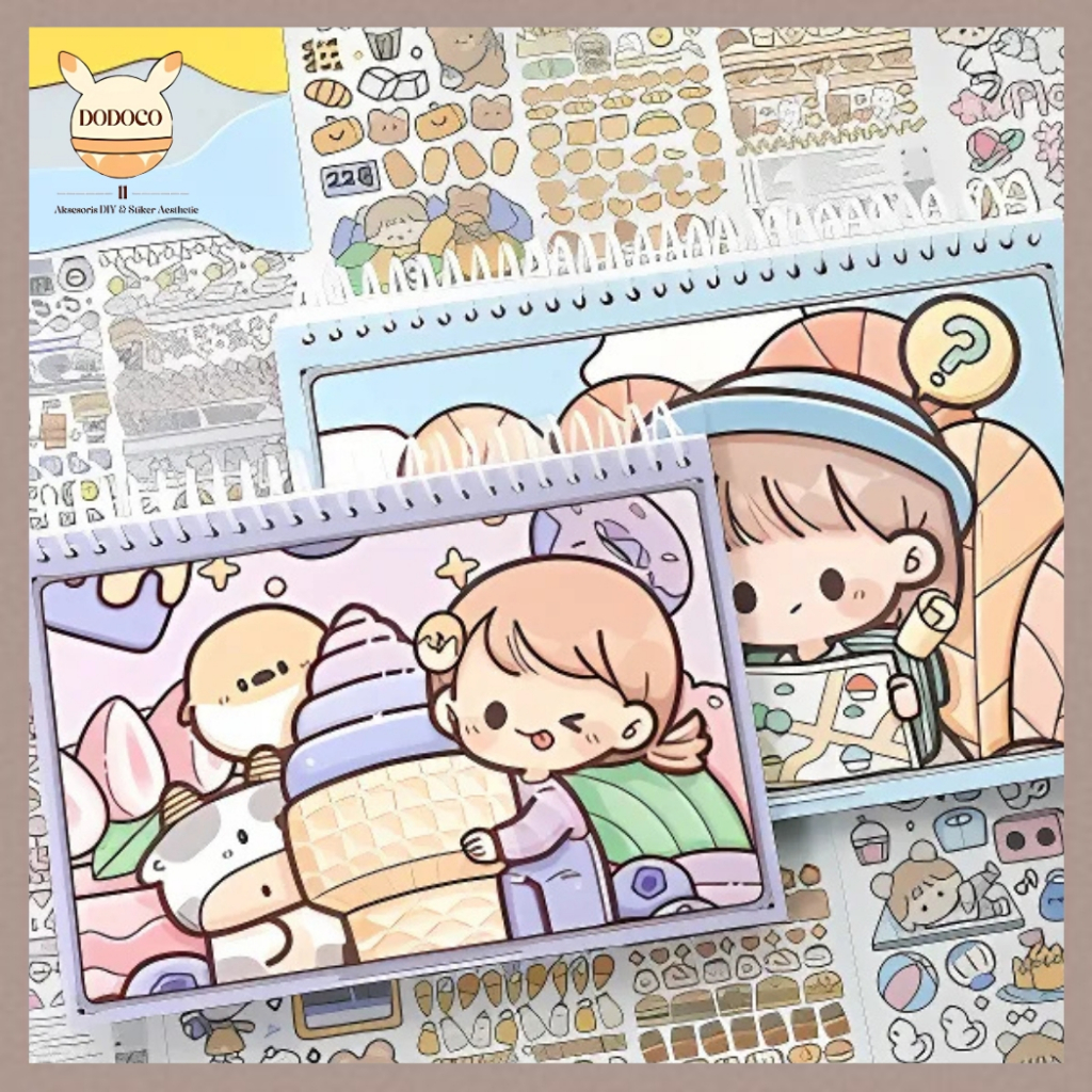 

Buku Polos Buat Isi Sticker Tempel Stiker /Buku Koleksi Stiker Free 1 Lembar Stiker TLD58