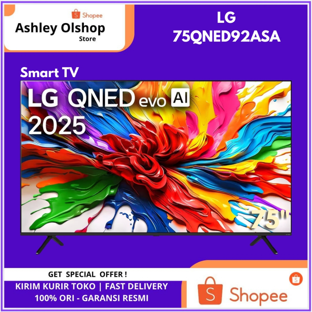 TV LG 75QNED92 Inch 4K UHD Smart TV LG QNED92 LG 75QNED92 TV LG 75QNED92 Inch 4K UHD Smart