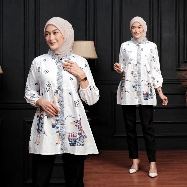 Kois Batik - Blouse Motif Mbok Jamu