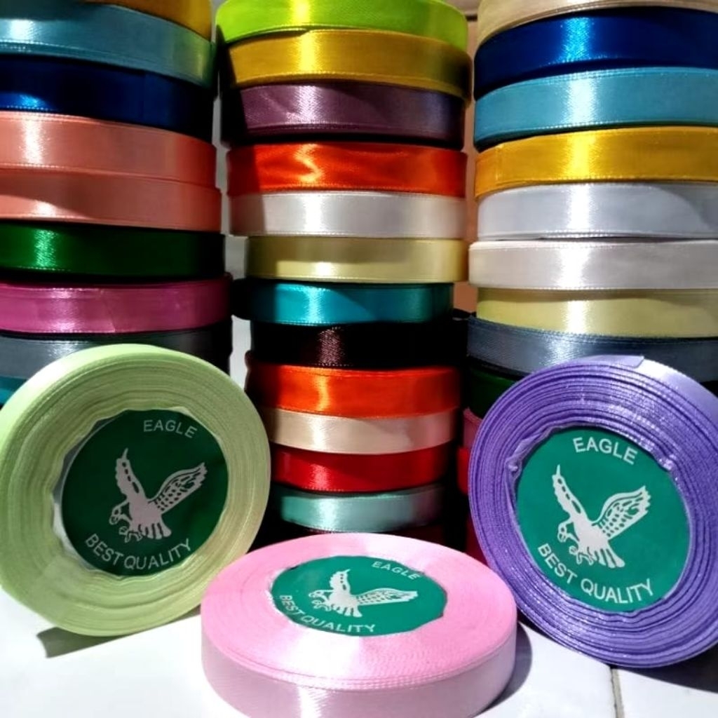 

PITA SATIN 1 INCHI EAGLE BRAND HARGA GROSIR PER SLOP PITA SATIN 1 INCHI , PITA SATIN MURAH , PITA KADO