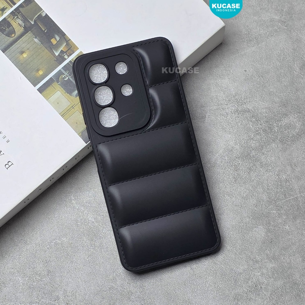 Vivo Y29 4G Case Macaron Black Motif Bantal Case Vivo Y29 4G