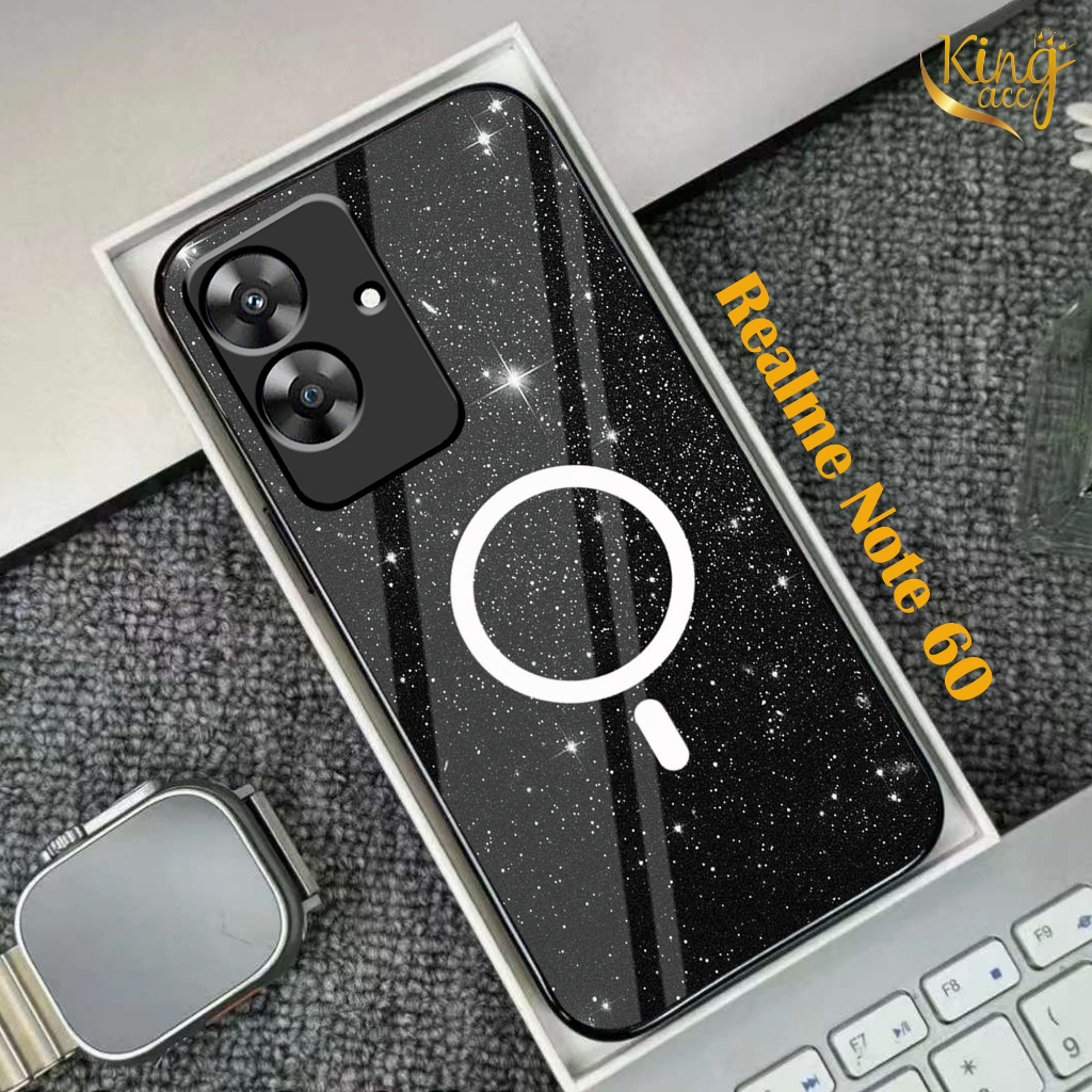 Case Hp Glass Kilau For REALME NOTE 60 - Casing Hp REALME NOTE 60 - K26