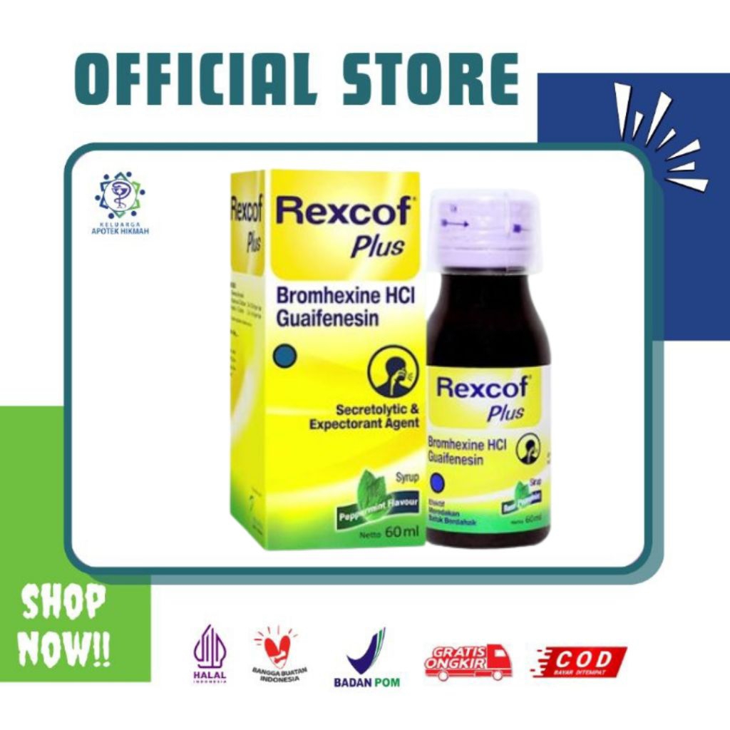 

Rexcof plus syrup atasi batuk flu pilek