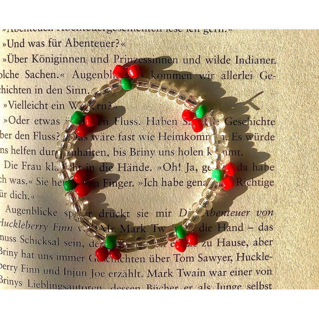 Gelang manik Manik Ceri, Gelang manik manik lucu Gelang manik manik aesthetic Gelang Lucu