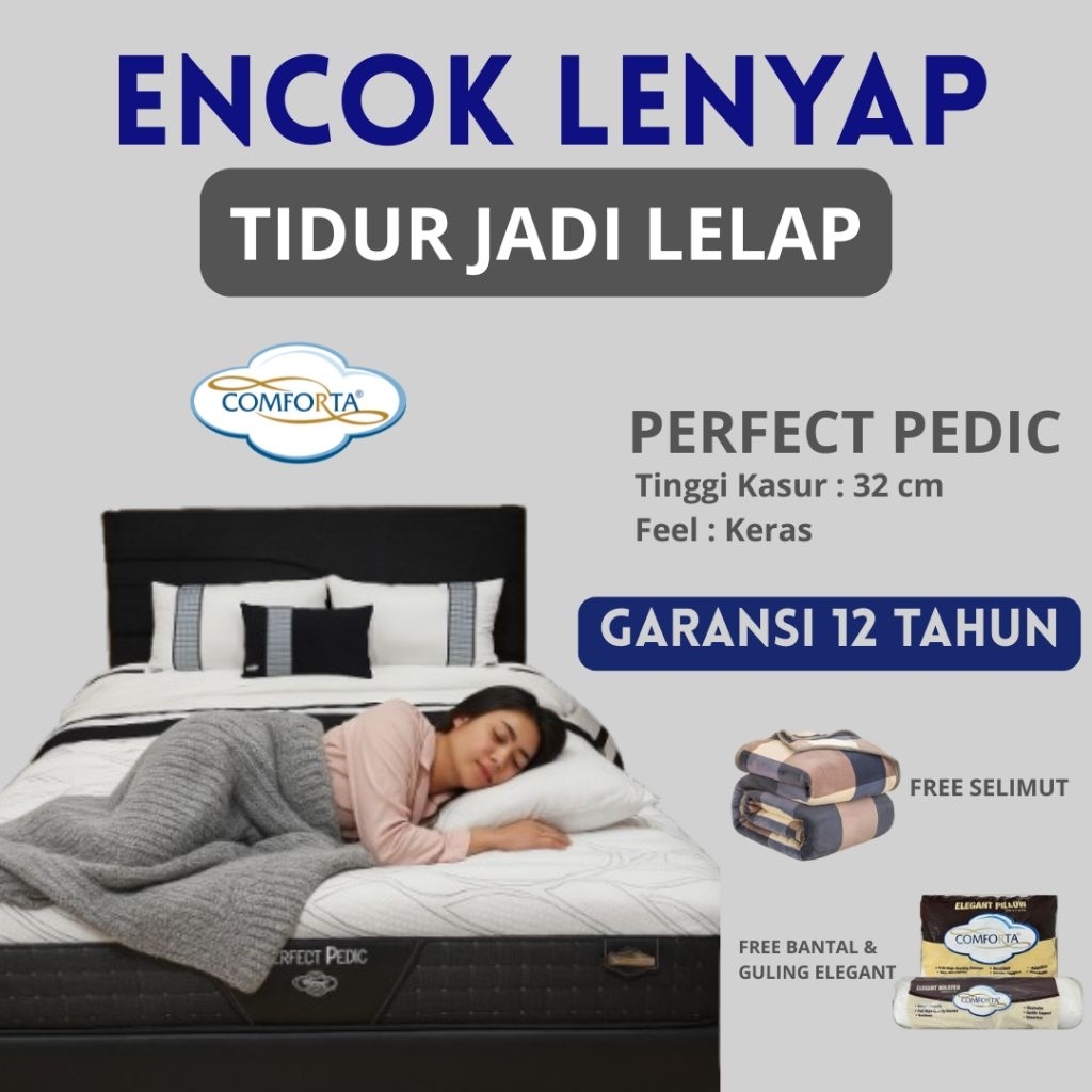 Kasur Spingbed Comforta - PERFECT PEDIC