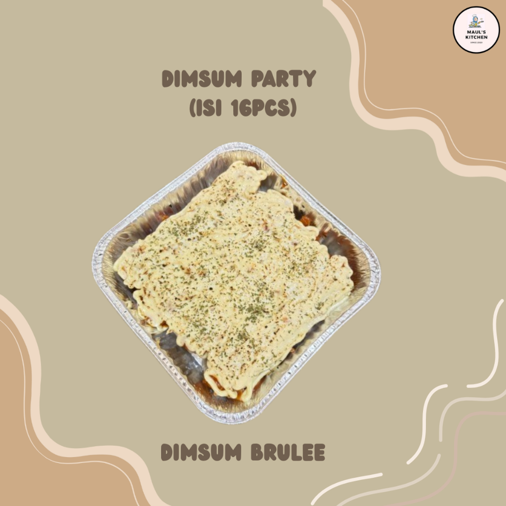 

GEMOY FROZEN Dimsum Party isi 16pcs Topping Saos MENTAI/BOLOGNESE/BRULEE FREE CHILLI OIL