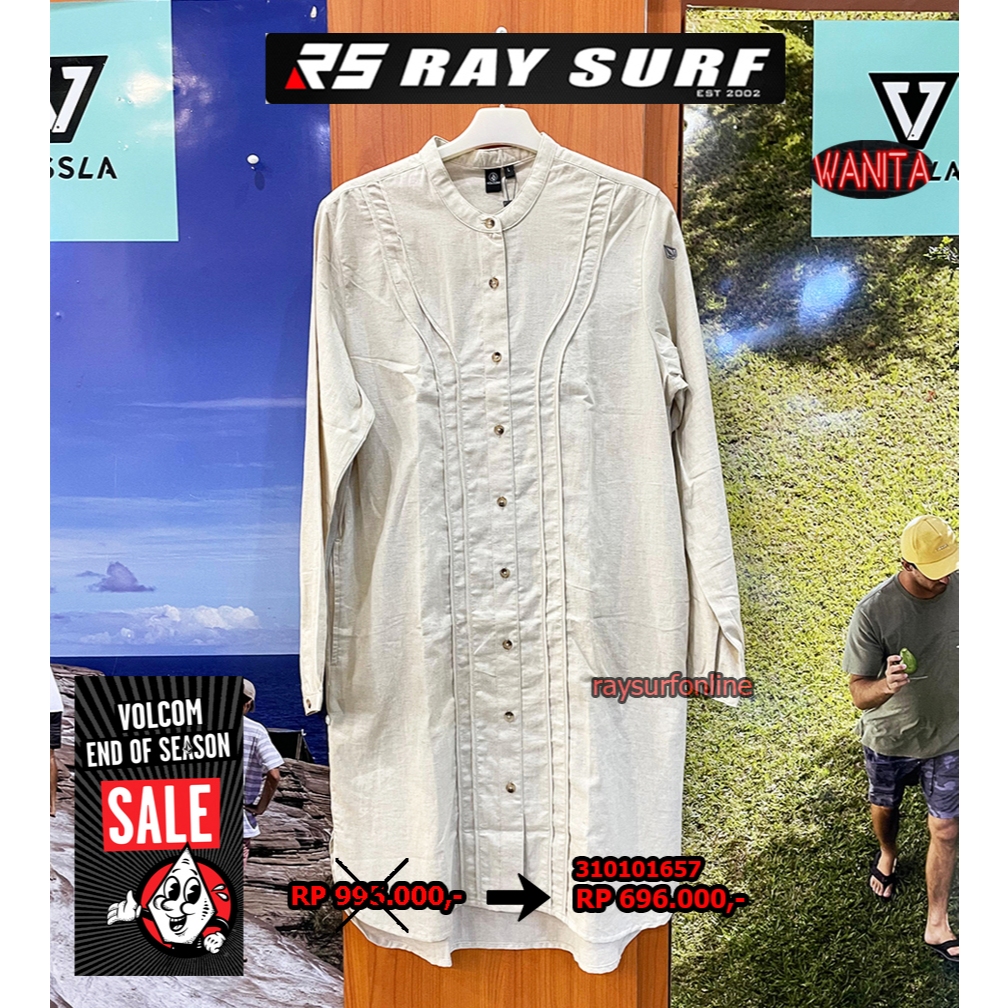 RAYSURF VOLCOM SALE DRESS WANITA 310101657 ORIGINAL