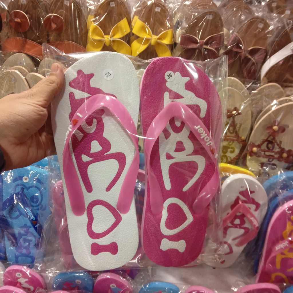 TERMURAH  syaakira.art Sandal jepit spon jogja Sandal selingkuh SOUVENIR DAN OLEH-OLEH KHAS JOGJA