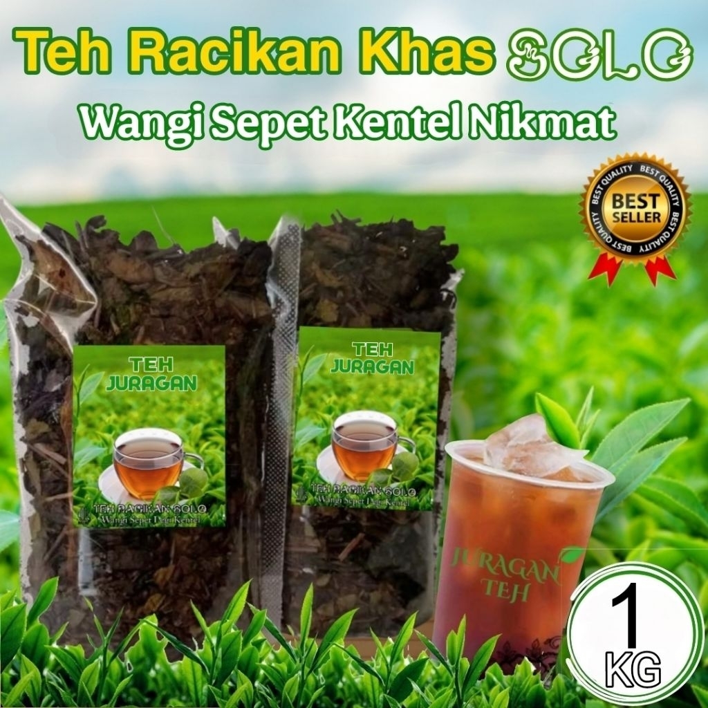 

Teh Juragan Teh Racikan Asli Solo Wangi Sepet Kentel 1Kg