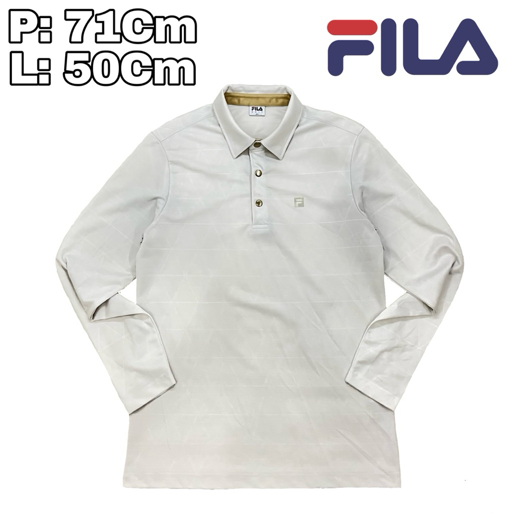 B226 Baselayer Shirt Fila Krah Sport Outdoor Manset  Baju Lengan Panjang Running Olahraga Hiking Tra