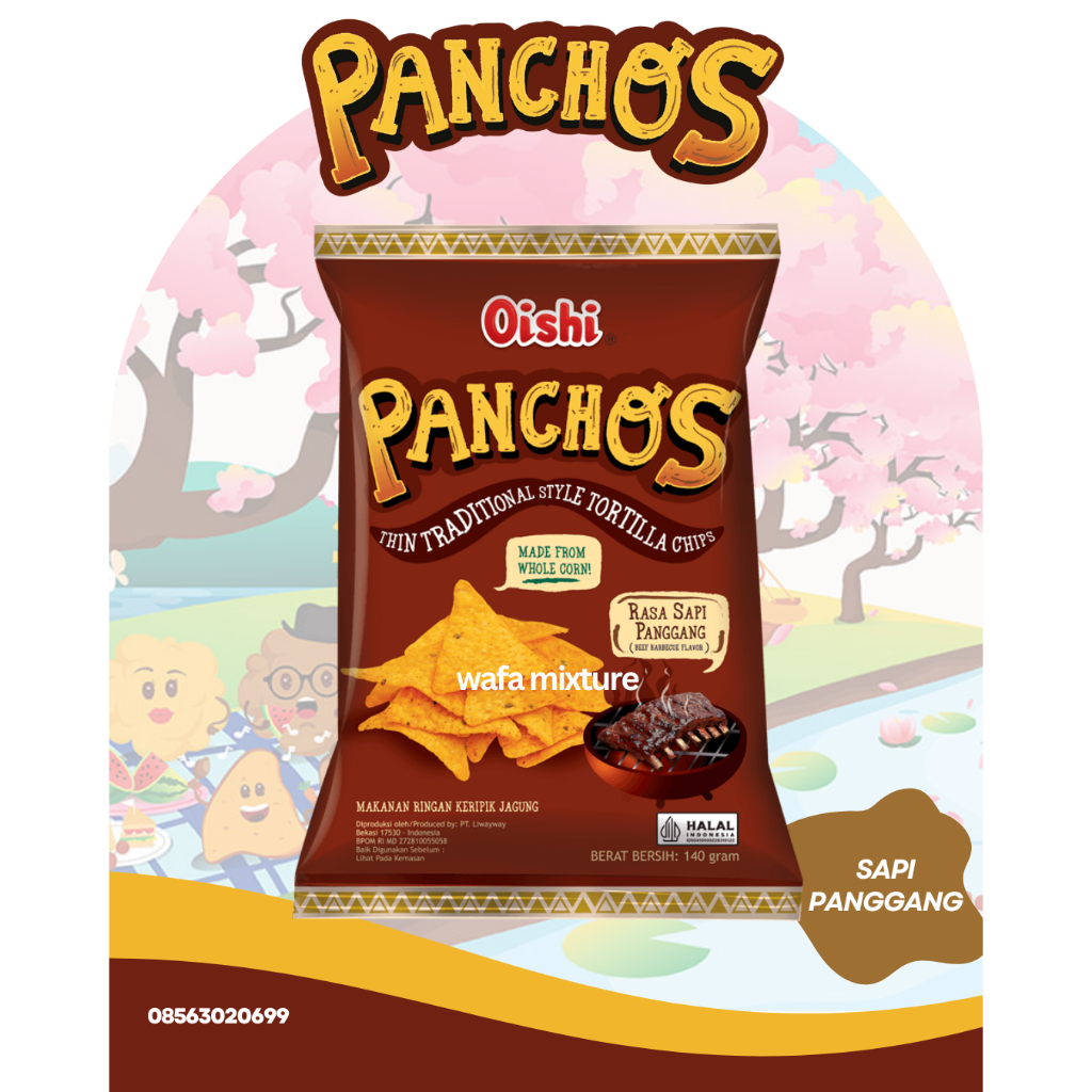 

Oishi Panchos Rasa Sapi Panggang 145g
