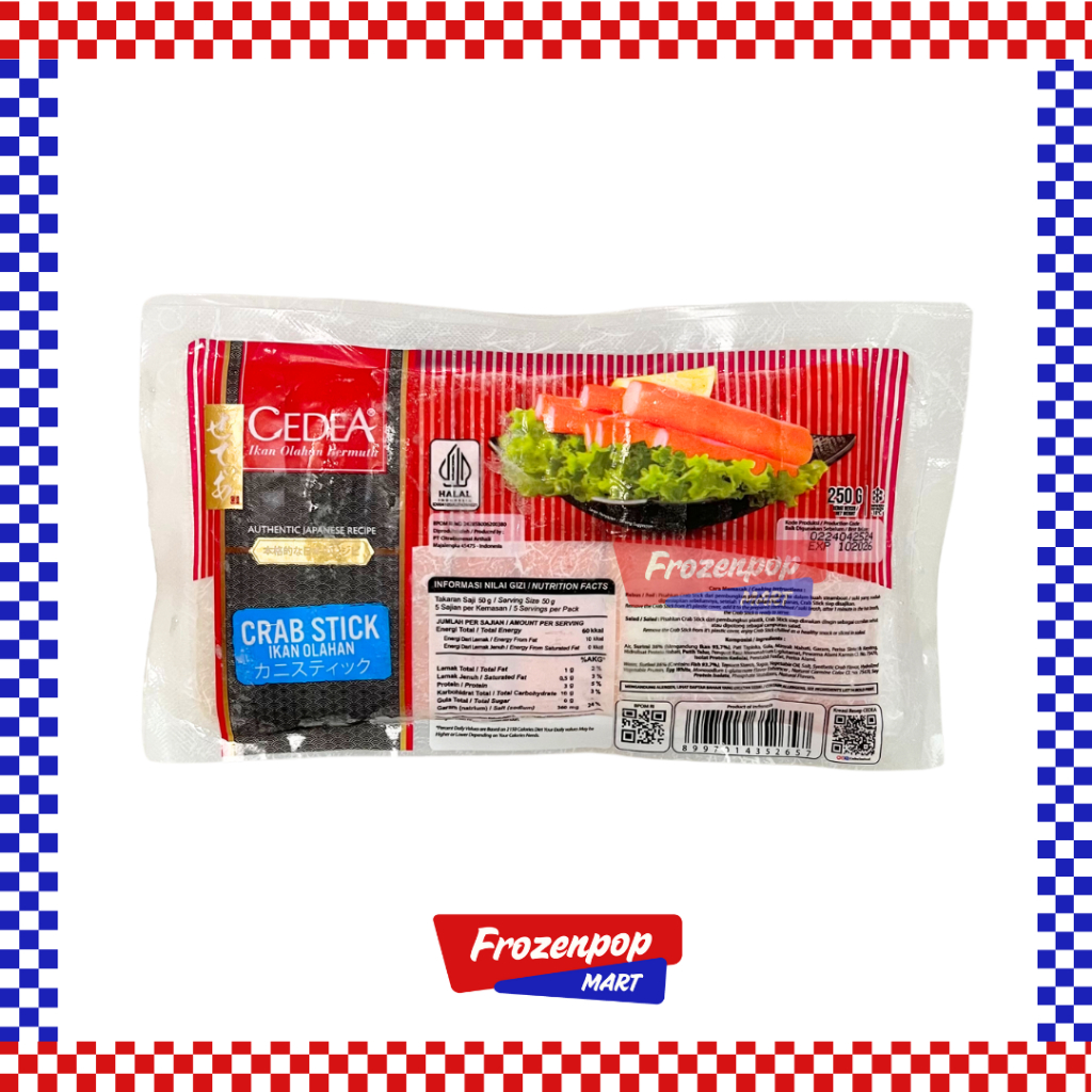 

Cedea Crabstick Ikan Olahan 250gr [INSTANT MALANG]