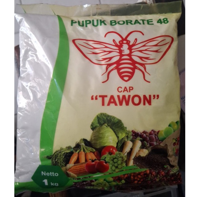 Pupuk Tanaman Borate 48 Boron 48% Cap Tawon not Karate Boron