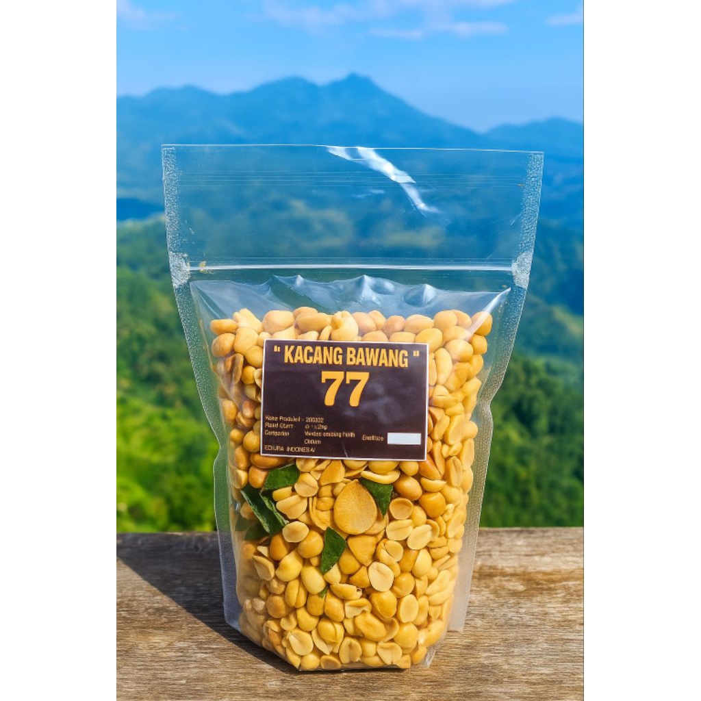 

Kacang Bawang Daun Jeruk, Renyah, Gurih