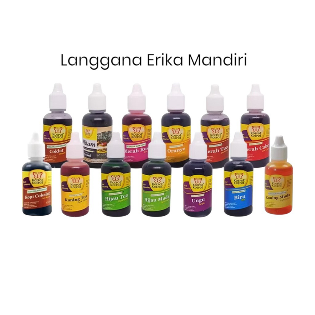 

Pewarna Makanan Cair Koepoe Koepoe 30ml