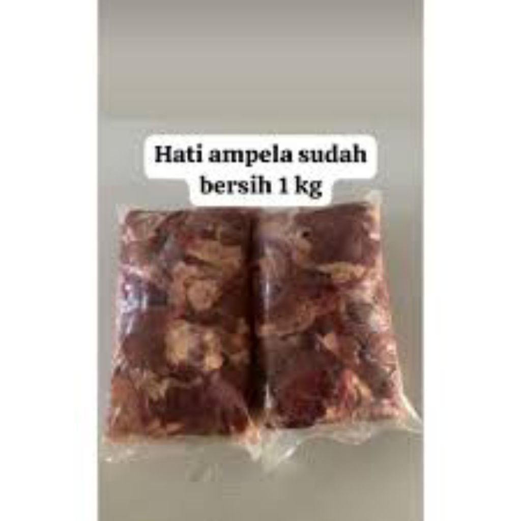 

HATI AMPELA 1 KG SUDAH BERSIH