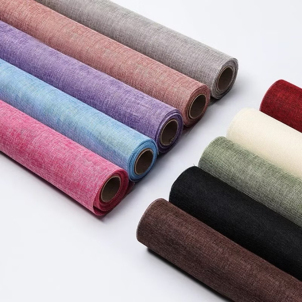 

Cellophane JUTE / KAIN GONI - Flower Wrapping Paper Polynet / Mesh Roll Tile Jaring / Kertas Buket