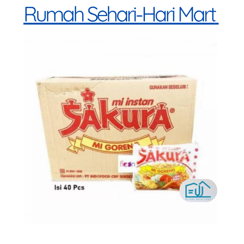 

Mie Instan Sakura Goreng 60g 1 Dus Isi 40 pcs