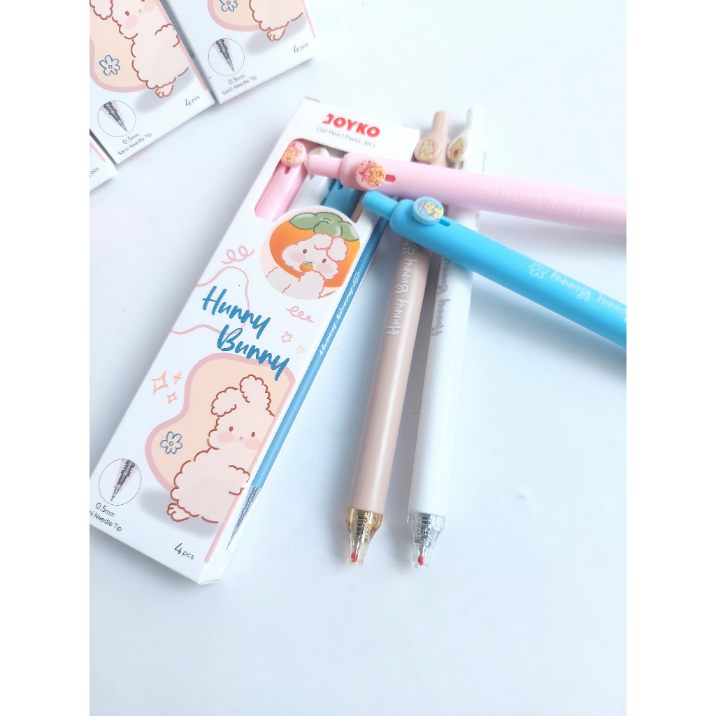 

Pulpen Cetek JOYKO Isi 4 Pcs Karakter lucu Hunny Bunny