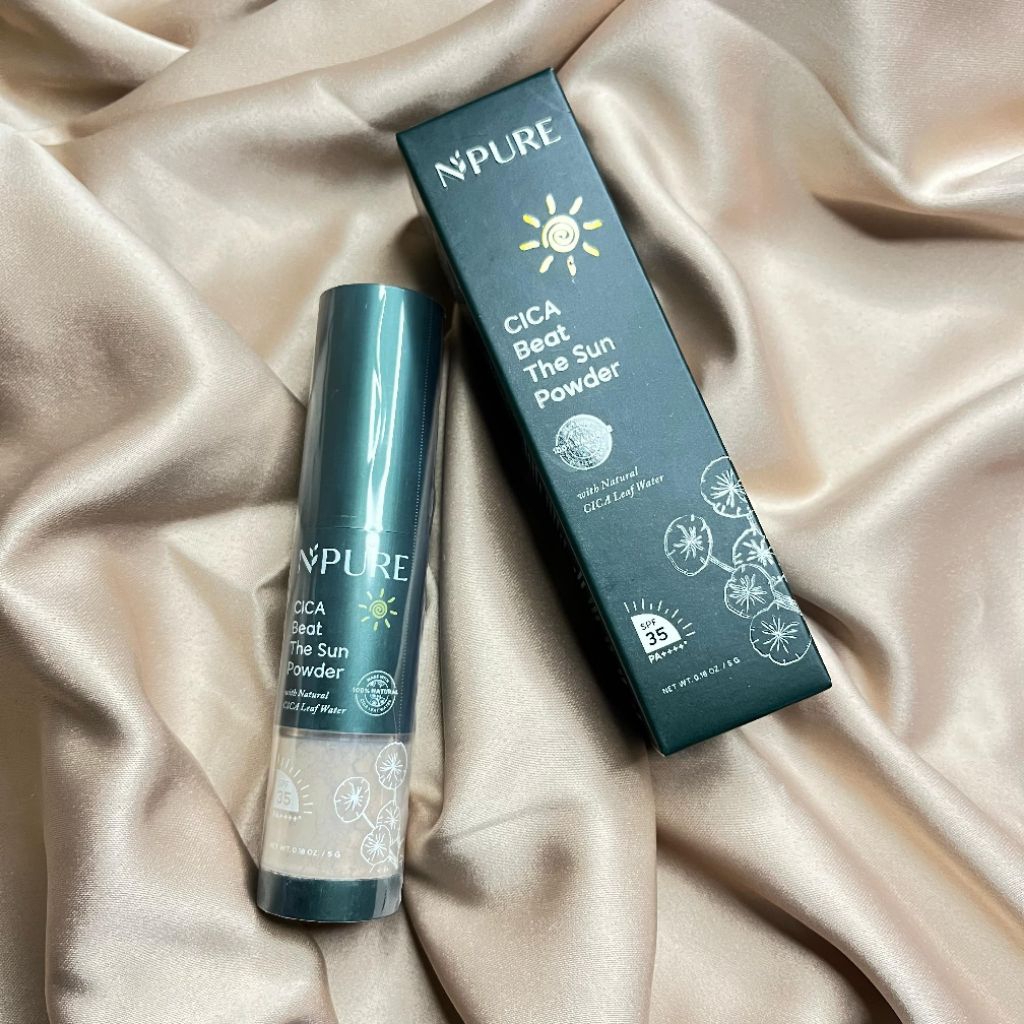 [TERMURAH] Npure Cica Beat The Sun Powder SPF35 PA++++ 5 gr Clearance N'pure Sunscreen Sale Cuci Gud